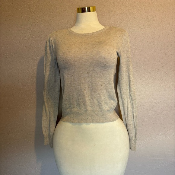 Asics Jackets & Blazers - H&M Light Gray Long Sleeve Sweater, size XS